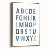 Alphabet Boys Room Wall Art – Kids Wall Art Prints for Playroom