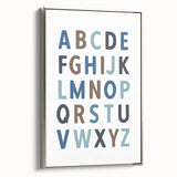 Alphabet Boys Room Wall Art – Kids Wall Art Prints for Playroom