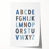 Alphabet Boys Room Wall Art – Kids Wall Art Prints for Playroom