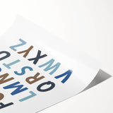 Alphabet Boys Room Wall Art – Kids Wall Art Prints for Playroom