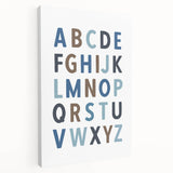 Alphabet Boys Room Wall Art – Kids Wall Art Prints for Playroom
