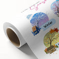 The Four Seasons - Kids Educational Wall Art Learning Print