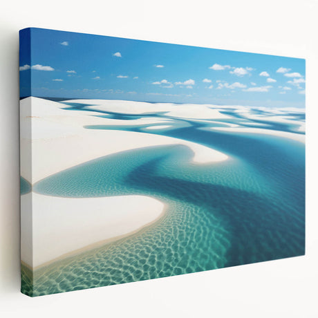 Large canvas print of a vibrant Brazilian landscape, ideal for kitchen wall art.