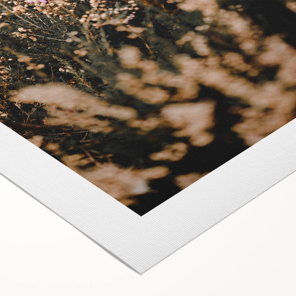 Art deco poster featuring autumnal trees in vibrant orange and yellow on rolled canvas, ideal for dining room wall art.