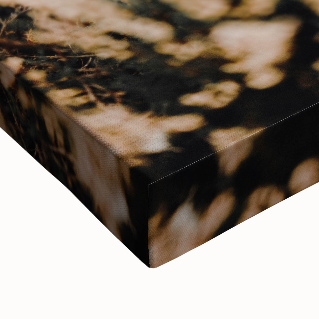 Large art featuring a black and white landscape painting on stretched canvas, ideal for bedroom wall decor.
