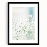 Abstract art print featuring textured, colorful swirls on a large canvas, ideal for living room decor.