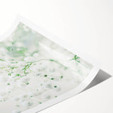 Extra large wall art featuring line art flowers in spring themes, printed on rolled canvas.