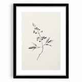 Abstract art print with textured multicolor swirls on a large canvas, framed in black, suitable for living room decor.