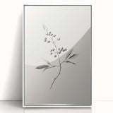 Acrylic print of a winter scene in art deco style, featuring cool blue and white tones, ideal for nursery wall decor.