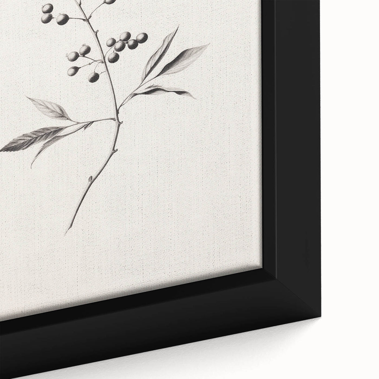 Close-up of extra large black wall art on canvas, featuring a textured abstract design with colorful accents.