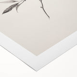 Art deco poster featuring a snowy landscape in muted blue and gray tones on rolled canvas, suitable for dining room decor.