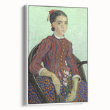 Extra large framed canvas of Van Gogh-style vintage poster art featuring colorful brushstrokes on a black background.