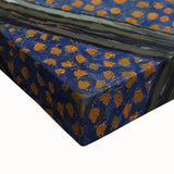 Large black and white landscape painting on stretched canvas featuring a serene rural scene, ideal for bedroom wall art.