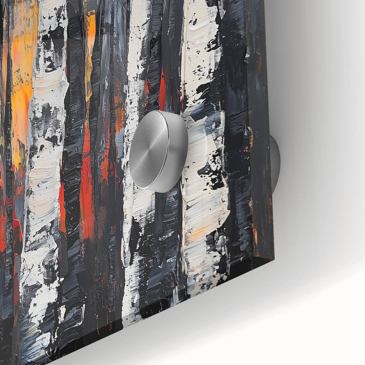 Dramatic Abstract Forest Wall Art - Canvas & Framed Print
