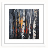 Dramatic Abstract Forest Wall Art - Canvas & Framed Print