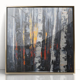Dramatic Abstract Forest Wall Art - Canvas & Framed Print