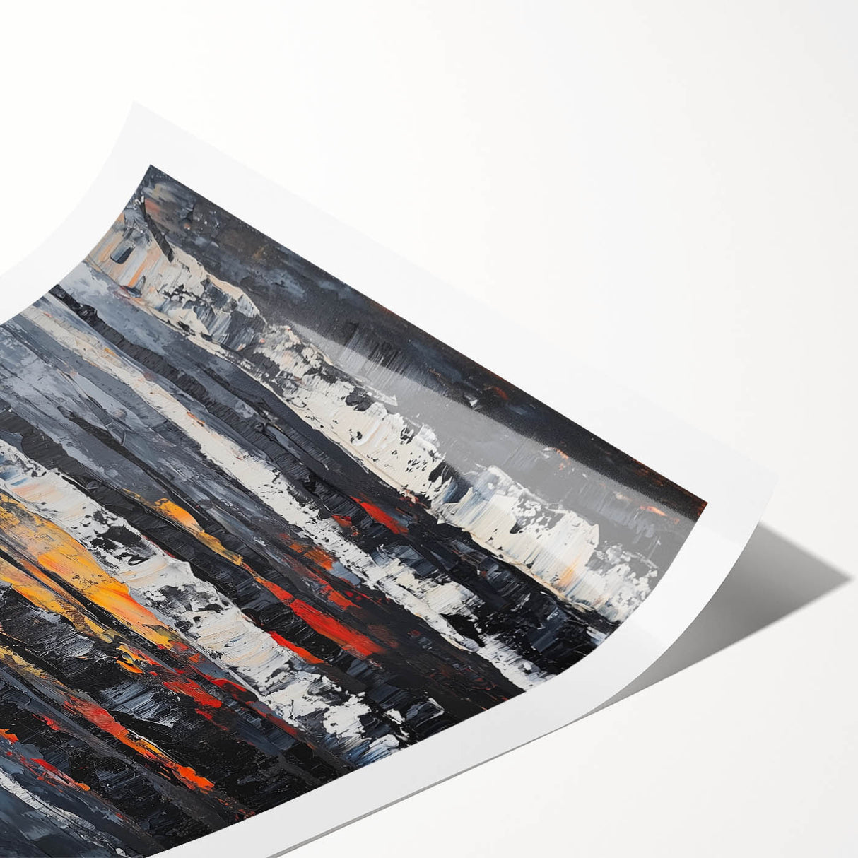 Dramatic Abstract Forest Wall Art - Canvas & Framed Print