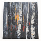 Dramatic Abstract Forest Wall Art - Canvas & Framed Print