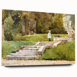 Impressionist Garden Wall Art - Childe Hassam's Saint-Cloud Painting