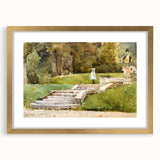 Impressionist Garden Wall Art - Childe Hassam's Saint-Cloud Painting