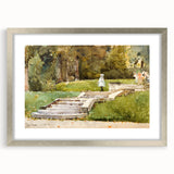 Impressionist Garden Wall Art - Childe Hassam's Saint-Cloud Painting