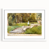 Impressionist Garden Wall Art - Childe Hassam's Saint-Cloud Painting