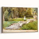 Impressionist Garden Wall Art - Childe Hassam's Saint-Cloud Painting