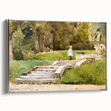 Impressionist Garden Wall Art - Childe Hassam's Saint-Cloud Painting