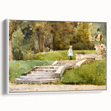Impressionist Garden Wall Art - Childe Hassam's Saint-Cloud Painting