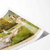 Impressionist Garden Wall Art - Childe Hassam's Saint-Cloud Painting