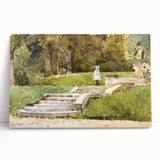 Impressionist Garden Wall Art - Childe Hassam's Saint-Cloud Painting