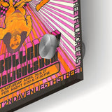 Traffic and Iron Butterfly 1968 Concert Poster – Psychedelic Rock Art