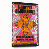 Traffic and Iron Butterfly 1968 Concert Poster – Psychedelic Rock Art