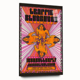 Traffic and Iron Butterfly 1968 Concert Poster – Psychedelic Rock Art