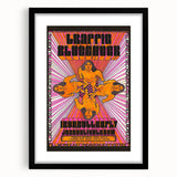 Traffic and Iron Butterfly 1968 Concert Poster – Psychedelic Rock Art