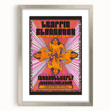Traffic and Iron Butterfly 1968 Concert Poster – Psychedelic Rock Art