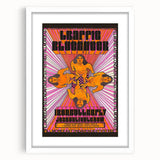 Traffic and Iron Butterfly 1968 Concert Poster – Psychedelic Rock Art