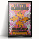 Traffic and Iron Butterfly 1968 Concert Poster – Psychedelic Rock Art