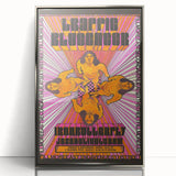 Traffic and Iron Butterfly 1968 Concert Poster – Psychedelic Rock Art