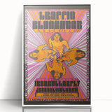 Traffic and Iron Butterfly 1968 Concert Poster – Psychedelic Rock Art