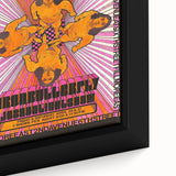 Traffic and Iron Butterfly 1968 Concert Poster – Psychedelic Rock Art