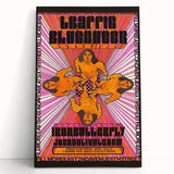Traffic and Iron Butterfly 1968 Concert Poster – Psychedelic Rock Art