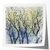 Abstract Winter Tree Wall Art - Canvas & Framed Print