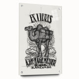 Ex Libris Camel Design | Unique Modern Art Print by Leo Gestel