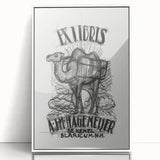 Ex Libris Camel Design | Unique Modern Art Print by Leo Gestel
