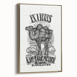 Ex Libris Camel Design | Unique Modern Art Print by Leo Gestel