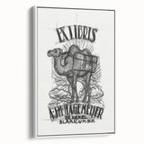 Ex Libris Camel Design | Unique Modern Art Print by Leo Gestel
