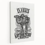 Ex Libris Camel Design | Unique Modern Art Print by Leo Gestel