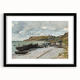Claude Monet Coastal Wall Art - Sainte-Adresse Impressionist Painting