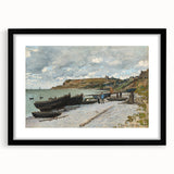 Claude Monet Coastal Wall Art - Sainte-Adresse Impressionist Painting